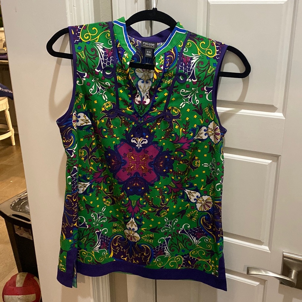 Nicole Miller top size Medium